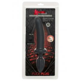 Анальний плаг з дилдо Doc Johnson Kink - Dual Density SECONDSKYN Fuck Plug - Black - 4
