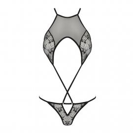 Ажурне боді AZALIA BODY black S/M Passion - 4