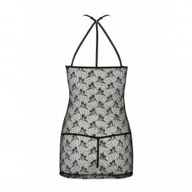 Полупрозрачная сорочка AZALIA CHEMISE black S/M Passion - 3