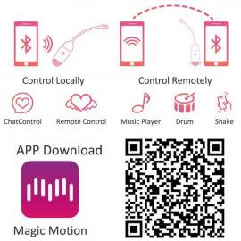 Смарт-віброяйце Magic Motion Vini Orange, керування зі смартфона - 5
