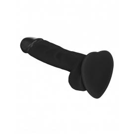 Реалістичний фалоімітатор Strap-On-Me SOFT REALISTIC DILDO Black Size S - 3