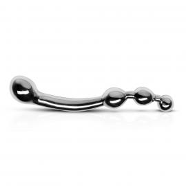 Анально-вагінальний стимулятор Sinner Gear Unbendable - Multi-Stim Pleasure Wand Metal Anal Dildo - 5