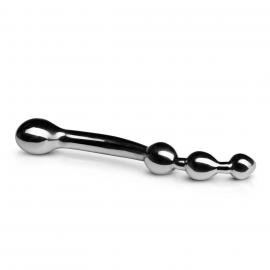 Анально-вагінальний стимулятор Sinner Gear Unbendable - Multi-Stim Pleasure Wand Metal Anal Dildo - 2