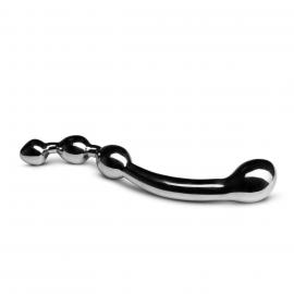 Анально-вагінальний стимулятор Sinner Gear Unbendable - Multi-Stim Pleasure Wand Metal Anal Dildo - 3