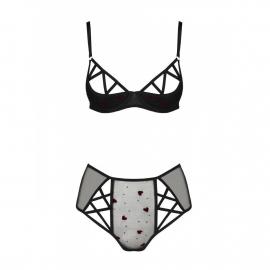 Еротичний комплект із малюнком LOVELIA BIKINI black L/XL - Passion - 3