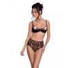 Эротический комплект с рисунком LOVELIA BIKINI black S/M - Passion