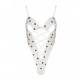 Еротичний боді з малюнком LOVELIA BODY white XXL/XXXL - Passion - 3