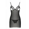 Сорочка з вирізами на грудях + стрінги LOVELIA CHEMISE black L/XL - Passion