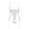 Корсет с подвязками + стринги LOVELIA CORSET white L/XL - Passion