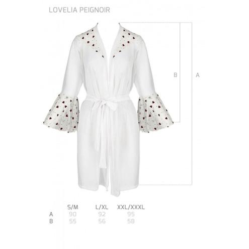 Повітряний пеньюар LOVELIA PEIGNOIR white, XXL/XXXL - Passion