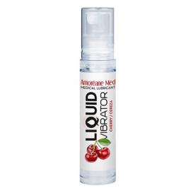 Рідкий вібратор Amoreane Med Liquid Vibrator Cherry (10 мл)