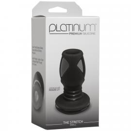 Анальний тунель Doc Johnson Platinum Premium Silicone - The Stretch - Small - Black - 4