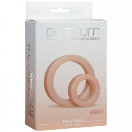 Набір ерекційних кілець Doc Johnson Platinum Premium Silicone - The C-Rings - 2