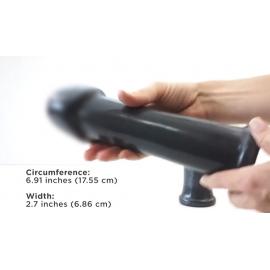 Фалоімітатор для фістингу American Bombshell - B-10 Torpedo - Gun Metal - 3