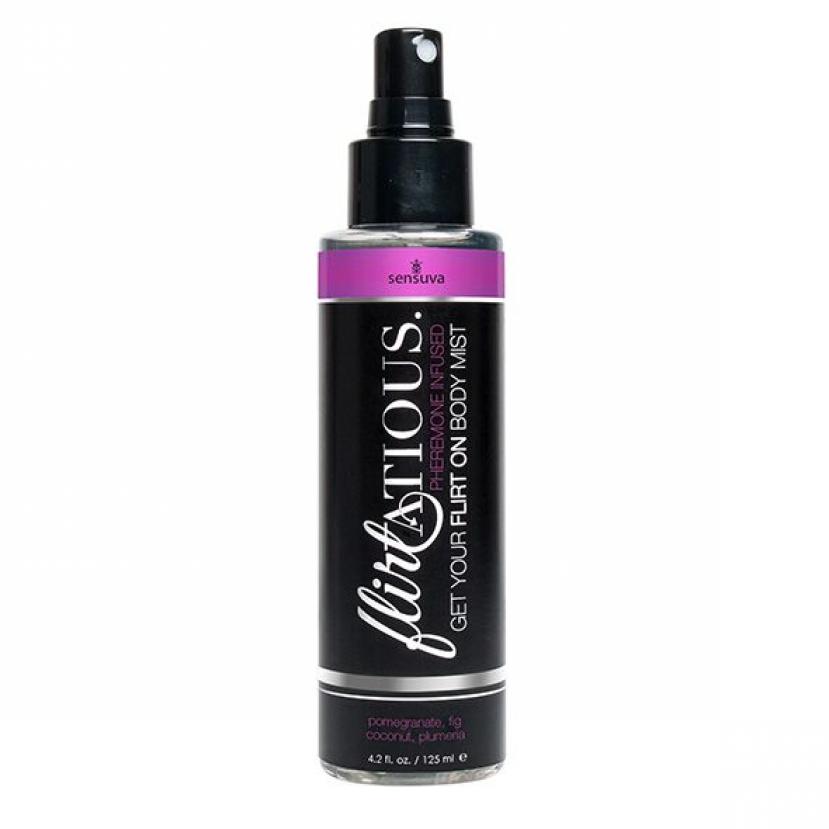 Спрей-мист для тела с феромонами Sensuva Flirtatious Pomegranate, Fig, Coconut, Plumeria (125 мл)