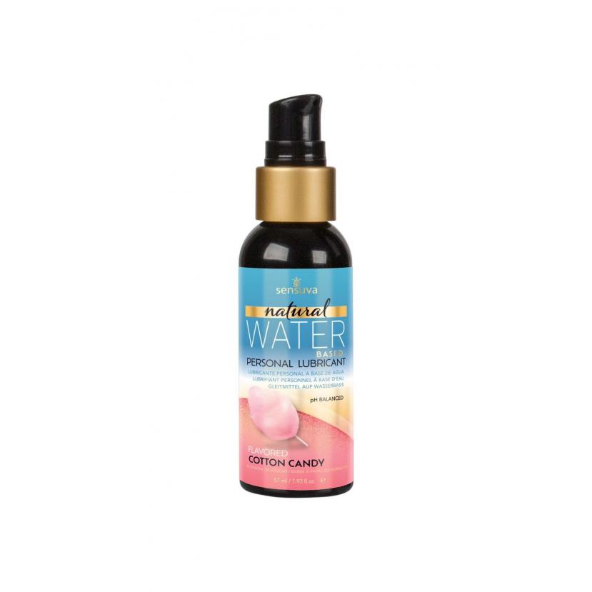 Смазка на водной основе Sensuva Natural Water-Based Cotton Candy (57 мл)