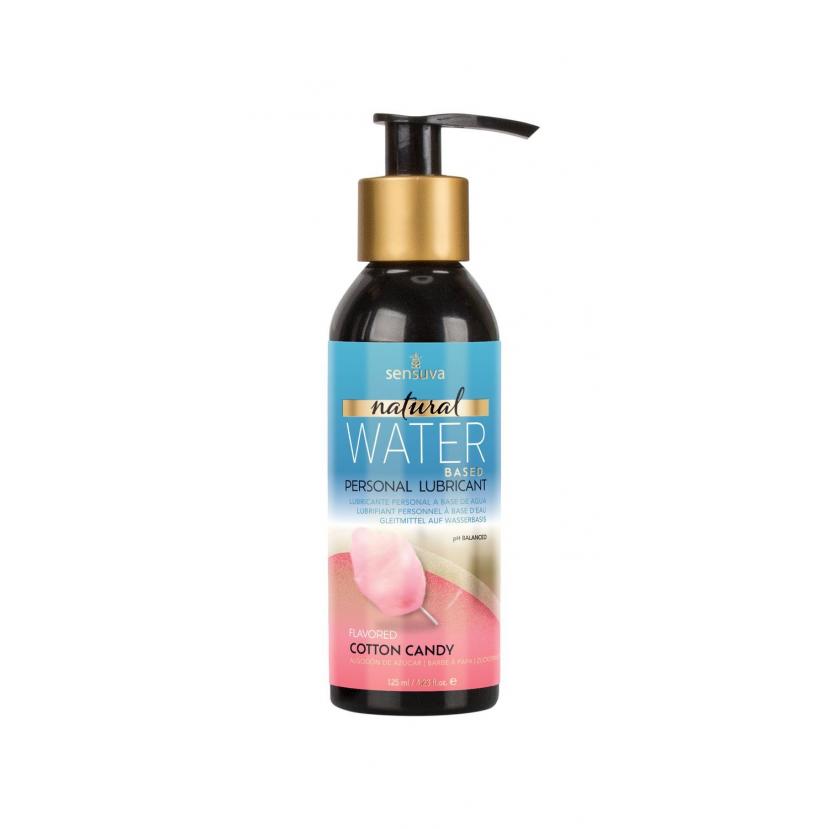 Смазка на водной основе Sensuva Natural Water-Based Cotton Candy (125 мл)