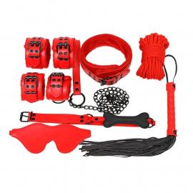 Набор для BDSM 7в1 LY1003 Red - 1