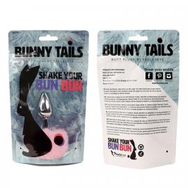 Анальна пробка FeelzToys - Bunny Tails Butt Plug Pink - 4