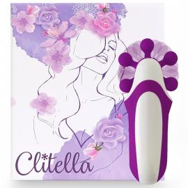 Стимулятор з імітацією оральних пестощів FeelzToys - Clitella Oral Clitoral Stimulator Purple - 1