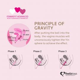 Набор вагинальных шариков для продвинутых FeelzToys - FemmeFit Advanced Pelvic Muscle Training Set - 5