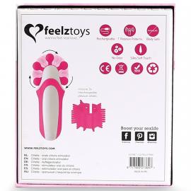 Стимулятор з імітацією оральних пестощів FeelzToys - Clitella Oral Clitoral Stimulator Pink - 7