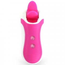 Стимулятор з імітацією оральних пестощів FeelzToys - Clitella Oral Clitoral Stimulator Pink - 6