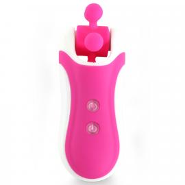 Стимулятор з імітацією оральних пестощів FeelzToys - Clitella Oral Clitoral Stimulator Pink - 5