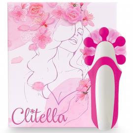Стимулятор з імітацією оральних пестощів FeelzToys - Clitella Oral Clitoral Stimulator Pink - 1