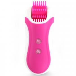 Стимулятор з імітацією оральних пестощів FeelzToys - Clitella Oral Clitoral Stimulator Pink - 4