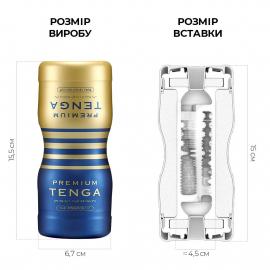 Мастурбатор Tenga Premium Dual Sensation Cup двосторонній - 3