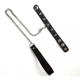 Кільце для пеніса Penis Ring з шипами та повідцем - 3