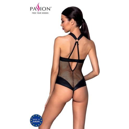 Сітчастий боді з халтером Amanda Body black L/XL - Passion