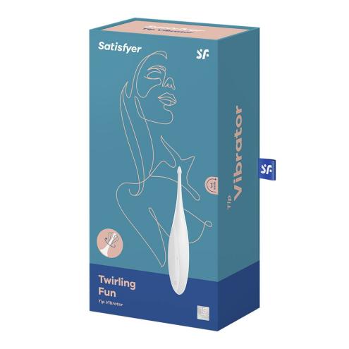 Вибратор для клитора Satisfyer Twirling Fun White