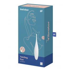 Вібратор для клітора Satisfyer Twirling Fun White - 4