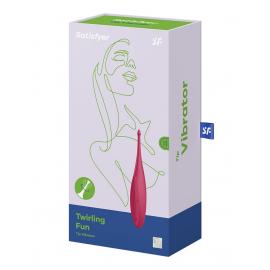 Вібратор для клітора Satisfyer Twirling Fun Poppy Red - 2