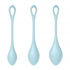 Набір йоні намистин Satisfyer Yoni Power 2 Light Blue, діаметр 2-2,5-3см - 4