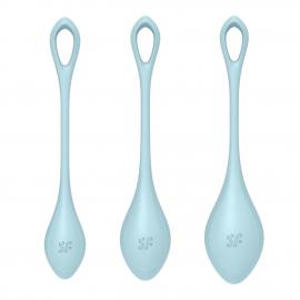 Набір йоні намистин Satisfyer Yoni Power 2 Light Blue, діаметр 2-2,5-3см - 3