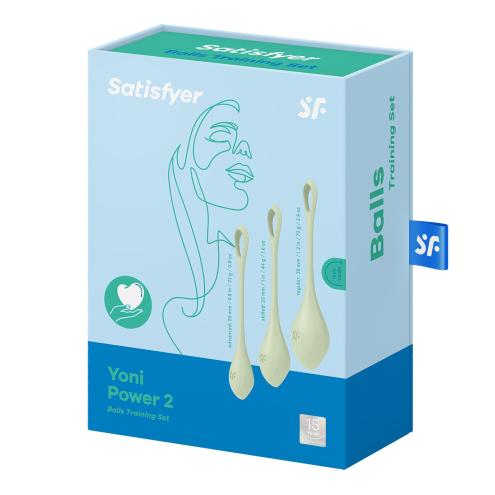 Набор йони бусин Satisfyer Yoni Power 2 Light Green