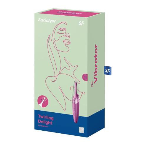 Вибратор для клитора Satisfyer Twirling Delight (Berry)