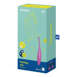 Смарт-вибратор для клитора Satisfyer Twirling Joy Fuchsia - 2