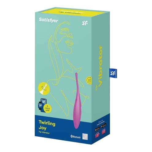 Смарт-вибратор для клитора Satisfyer Twirling Joy Fuchsia