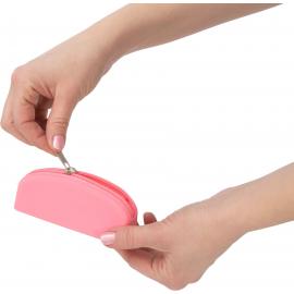 Сумка для зберігання секс-іграшок PowerBullet - Silicone Storage Zippered Bag Pink - 4