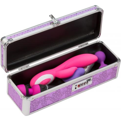 Кейс для зберігання секс-іграшок BMS Factory - The Toy Chest Lokable Vibrator Case з кодовим замком