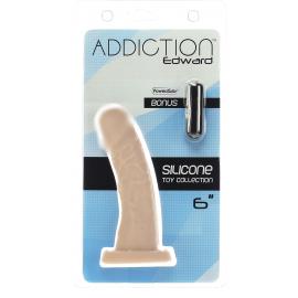 Вигнутий фалоімітатор на присосці ADDICTION - Edward 6″ Curved Dong - 4