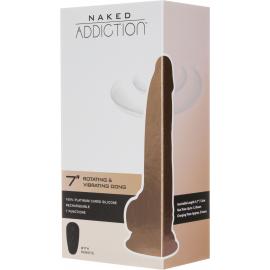 Фалоімітатор Naked ADDICTION Chris 7″ Rotating & Vibrating Dong - 6