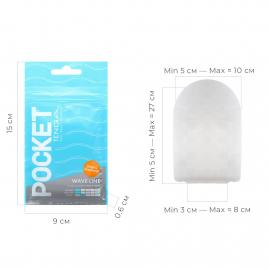 Мастурбатор TENGA Pocket Wave Line - 3