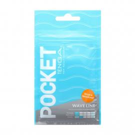 Мастурбатор TENGA Pocket Wave Line - 1