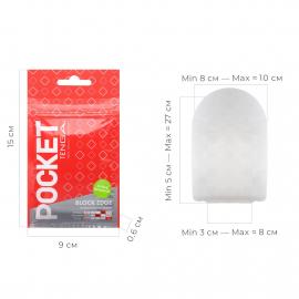 Мастурбатор TENGA Pocket Block Edge - 2