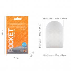 Мастурбатор TENGA Pocket Hexa-Brick - 3
